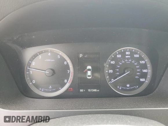 2015 Hyundai Sonata Sport with VIN 5NPE34AF3FH220932, listed as a Copart auction lot 54533715 with 151,346 mi miles and Salvage title. Bid and sale history available at DreamBid. Image 9.