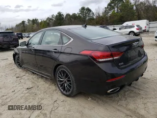 2019 Genesis G80 3.8L with VIN KMHGN4JE8KU295941, listed as a Copart auction lot 44927543 with 33,335 mi miles. Bid and sale history available at carsss.com. Image 2.