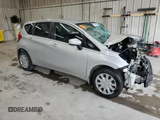 2015 Nissan Note S with VIN 3N1CE2CP9FL391697, listed as a Copart auction lot 61135525 with Not provided miles and Salvage title. Bid and sale history available at DreamBid. Image 4.