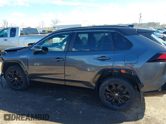2024 Toyota RAV4 Hybrid XSE with VIN 4T3E6RFV7RU147226, listed as a IAAI auction lot 41858238 with 26,549 mi miles. Bid and sale history available at carsss.com. Image 14.