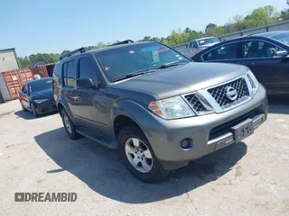 2008 Nissan Pathfinder SE with VIN 5N1AR18U18C659699, listed as a IAAI auction lot 41874328 with 248,930 mi miles. Bid and sale history available at carsss.com. Image 1.