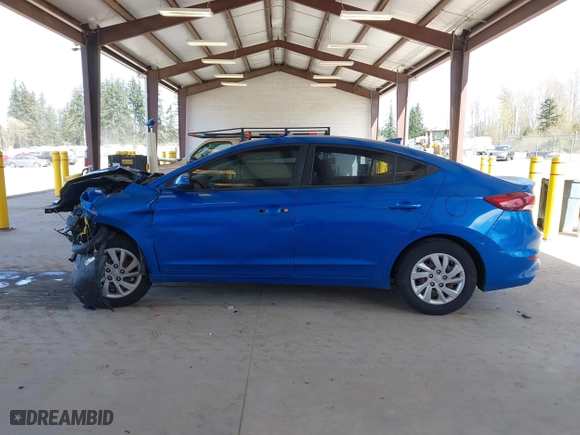 2017 Hyundai Elantra SE with VIN KMHD74LF5HU095093, listed as a IAAI auction lot 41957451 with 75,760 mi miles. Bid and sale history available at carsss.com. Image 15.