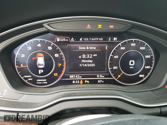 2018 Audi Q5 Premium Plus with VIN WA1BNAFY7J2182695, listed as a Copart auction lot 63840165 with 88,142 mi miles and Salvage title. Bid and sale history available at DreamBid. Image 9.