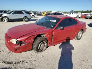 1995 Ford Mustang with VIN 1FALP4047SF208448, listed as a Copart auction lot 80992644 with 328,529 mi miles and Salvage Title. Bid and sale history available at carsss.com. Image 1.