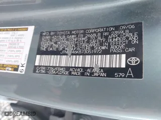 2007 Toyota Camry CE with VIN JTNBE46K873051972, listed as a IAAI auction lot 41907434 with 177,865 mi miles. Bid and sale history available at carsss.com. Image 9.