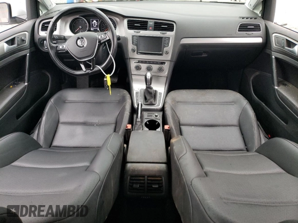 2017 Volkswagen Golf SportWagen SE with VIN 3VWC17AU2HM502504, listed as a Copart auction lot 76162504 with 79,020 mi miles and Salvage Title. Bid and sale history available at carsss.com. Image 8.