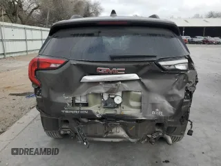 2019 GMC Terrain SLE with VIN 3GKALMEV3KL169575, listed as a Copart auction lot 47044915 with 27,215 mi miles and Salvage Title. Bid and sale history available at carsss.com. Image 6.