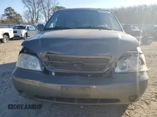 2005 Kia Sedona LX with VIN KNDUP132656738101, listed as a Copart auction lot 87332664 with 152,315 mi miles and Salvage Title. Bid and sale history available at carsss.com. Image 5.