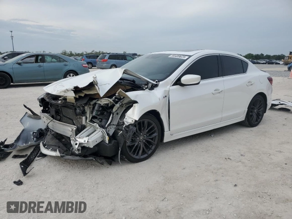 2022 Acura ILX w/Premium/A-Spec Package with VIN 19UDE2F86NA006691, listed as a Copart auction lot 50489625 with 0 mi miles and Non Repairable. Bid and sale history available at carsss.com. Image 1.