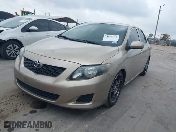 2009 Toyota Corolla with VIN 1NXBU40E99Z118081, listed as a IAAI auction lot 42086882 with 199,328 mi miles and . Bid and sale history available at DreamBid. Image 2.