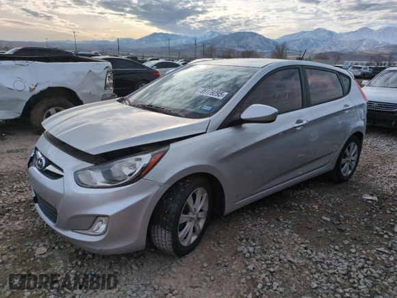 2012 Hyundai Accent SE with VIN KMHCU5AE2CU032501, listed as a Copart auction lot 88179295 with 125,975 mi miles and Salvage Title. Bid and sale history available at carsss.com. Image 1.