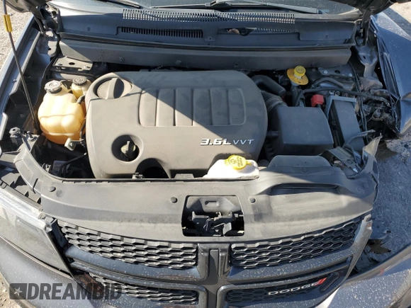 2014 Dodge Journey Crossroad with VIN 3C4PDDGG6ET266453, listed as a Copart auction lot 59574285 with Not provided miles and Salvage title. Bid and sale history available at DreamBid. Image 12.