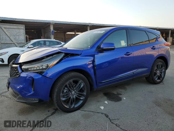 2023 Acura RDX w/A-Spec Package z VIN 5J8TC2H6XPL013308, wystawiony jako Copart lot #82427864 z przebiegiem 9 244 mil mil oraz Szkoda całkowita • Salvage title. Historia ofert i sprzedaży dostępna na DreamBid. Obrazek 1.