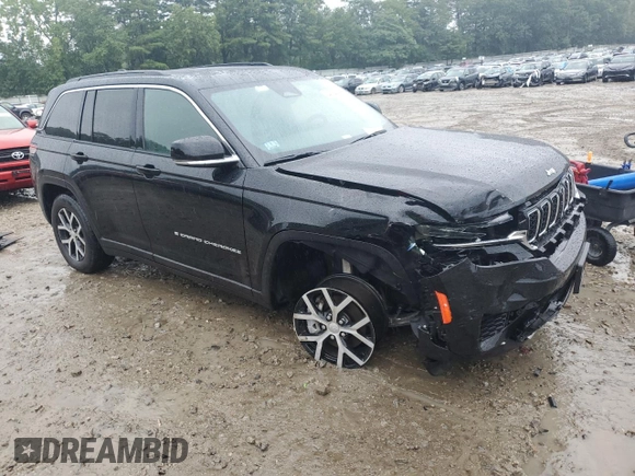 2024 Jeep Grand Cherokee Limited z VIN 1C4RJHBG4RC260670, wystawiony jako Copart lot #64094415 z przebiegiem 7 006 mil mil oraz Szkoda całkowita • Salvage title. Historia ofert i sprzedaży dostępna na DreamBid. Obrazek 4.