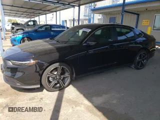 2025 Honda Accord Sport with VIN 1HGCY2F57SA018403, listed as a Copart auction lot 54109355 with 4,933 mi miles and Salvage title. Bid and sale history available at DreamBid. Image 1.