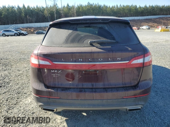 2018 Lincoln MKX Reserve with VIN 2LMPJ6LR4JBL19507, listed as a Copart auction lot 47356745 with 76,875 mi miles and Salvage Title. Bid and sale history available at carsss.com. Image 6.