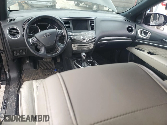 2019 Infiniti QX60 Luxe with VIN 5N1DL0MM2KC510398, listed as a Copart auction lot 60469365 with 130,117 mi miles and Salvage title. Bid and sale history available at DreamBid. Image 8.