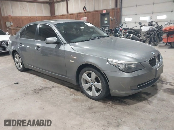 2008 BMW 5 Series 528xi with VIN WBANV13588CZ51090, listed as a IAAI auction lot 41854045 with 144,455 mi miles. Bid and sale history available at carsss.com. Image 1.