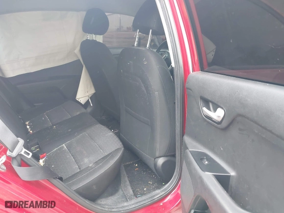 2018 Kia Rio LX with VIN 3KPA24AB5JE074366, listed as a IAAI auction lot 42079091 with 135,755 mi miles. Bid and sale history available at carsss.com. Image 8.
