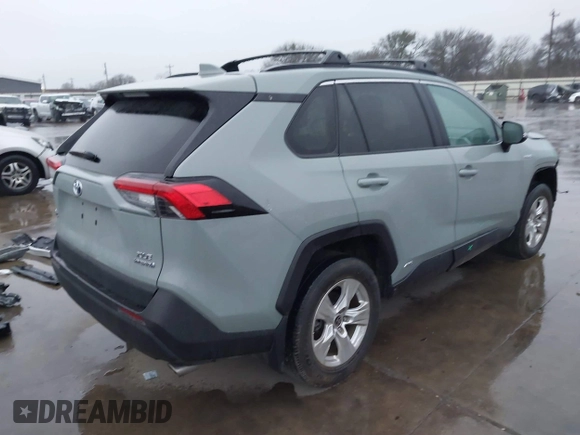 2021 Toyota RAV4 Hybrid XLE with VIN 4T3RWRFV4MU041052, listed as a IAAI auction lot 41549459 with 39,645 mi miles. Bid and sale history available at carsss.com. Image 4.