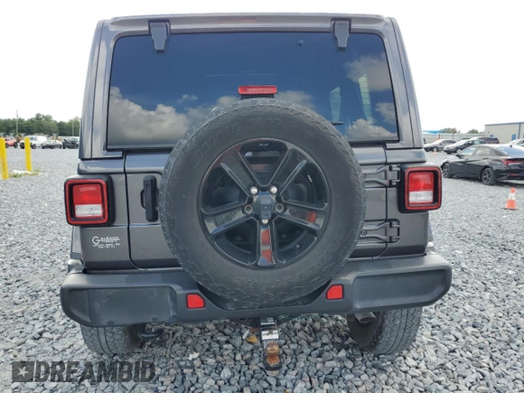 2021 Jeep Wrangler Unlimited Sahara с VIN 1C4HJXEG2MW729537, выставлен на аукционе Copart как лот 57131645 с пробегом 49 179 миль миль и Списание • Salvage title. История ставок и продаж доступна на DreamBid. Изображение 6.