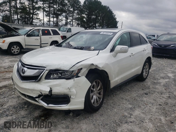 2017 Acura RDX with VIN 5J8TB3H35HL010865, listed as a Copart auction lot 36732673 with 101,487 mi miles. Bid and sale history available at carsss.com. Image 1.