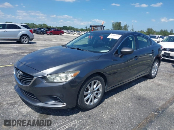 2016 Mazda Mazda6 i Sport with VIN JM1GJ1U5XG1482164, listed as a IAAI auction lot 42052618 with 79,630 mi miles. Bid and sale history available at carsss.com. Image 17.