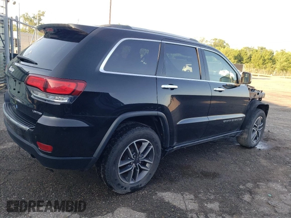 2020 Jeep Grand Cherokee Limited with VIN 1C4RJFBG8LC274082, listed as a Copart auction lot 63165535 with 44,942 mi miles and Clean title. Bid and sale history available at DreamBid. Image 3.