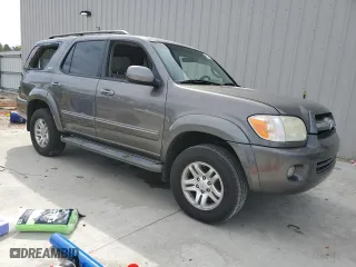 2006 Toyota Sequoia SR5 with VIN 5TDZT34A36S276875, listed as a Copart auction lot 47398655 with 173,352 mi miles and Salvage Title. Bid and sale history available at carsss.com. Image 4.