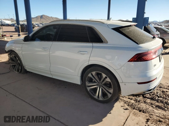 2022 Audi Q8 Prestige z VIN WA1CVBF14ND006792, wystawiony jako Copart lot #79069794 z przebiegiem 90 264 mil mil oraz Szkoda całkowita • Salvage title. Historia ofert i sprzedaży dostępna na DreamBid. Obrazek 2.