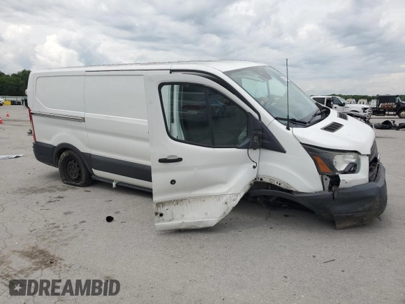 2025 Ford Transit Cargo with VIN 1FTYE1YM5GKA40221, listed as a Copart auction lot 59695205 with 229,116 mi miles and Salvage title. Bid and sale history available at DreamBid. Image 4.