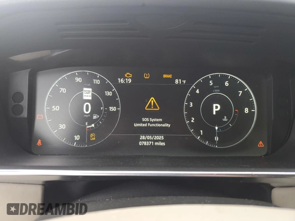 2017 Land Rover Range Rover HSE с VIN SALGS2FV9HA378582, выставлен на аукционе Copart как лот 51491955 с пробегом 78 371 миль миль и Чистый • Clean title. История ставок и продаж доступна на DreamBid. Изображение 9.