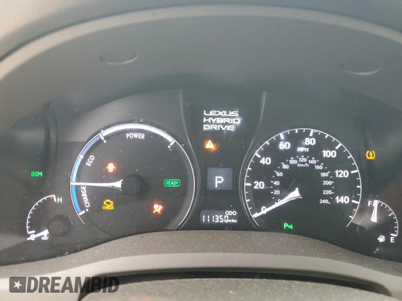 2013 Lexus RX 450h with VIN JTJZB1BA6D2413240, listed as a Copart auction lot 51524795 with 111,350 mi miles and Salvage title. Bid and sale history available at DreamBid. Image 9.