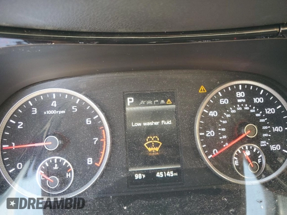 2022 Kia K5 GT with VIN 5XXG44J80NG094448, listed as a Copart auction lot 48545495 with 45,145 mi miles and Non Repairable. Bid and sale history available at carsss.com. Image 9.