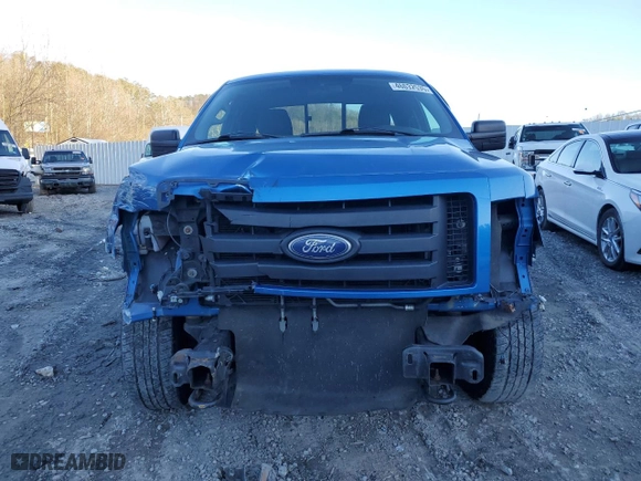 2010 Ford F-150 XL with VIN 1FTEX1EW1AFC83642, listed as a Copart auction lot 46632535 with 136,235 mi miles and Salvage Title. Bid and sale history available at carsss.com. Image 5.
