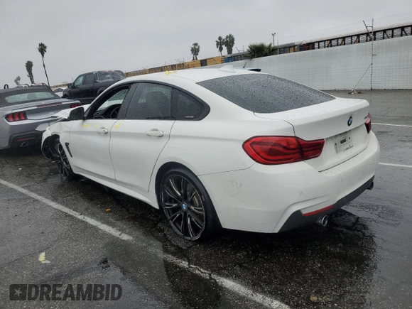 2018 BMW 4 Series 440i with VIN WBA4J5C54JBF07105, listed as a Copart auction lot 45203205 with 62,112 mi miles and Salvage Title. Bid and sale history available at DreamBid. Image 2.