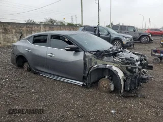 2020 Nissan Maxima SV with VIN 1N4AA6CV9LC364275, listed as a Copart auction lot 88974795 with 76,015 mi miles and Non Repairable. Bid and sale history available at carsss.com. Image 4.