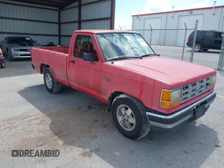 1992 Ford Ranger with VIN 1FTCR10UXNUA11941, listed as a IAAI auction lot 42168381 with 345,785 mi miles. Bid and sale history available at carsss.com. Image 1.