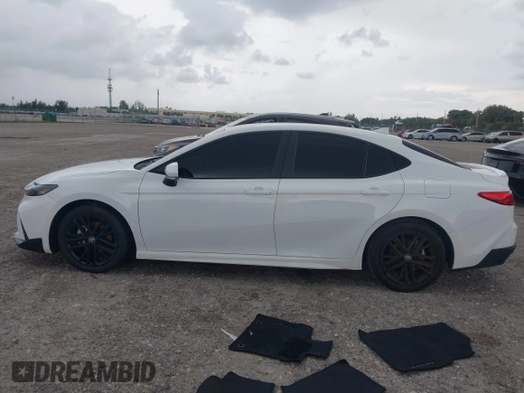 2025 Toyota Camry LE with VIN 4T1DAACK6SU531129, listed as a IAAI auction lot 41969220 with 10,542 mi miles and . Bid and sale history available at DreamBid. Image 14.