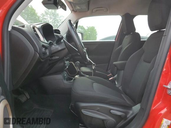 2017 Jeep Renegade Altitude with VIN ZACCJABB4HPE44986, listed as a Copart auction lot 62130735 with 86,632 mi miles and Salvage title. Bid and sale history available at DreamBid. Image 7.