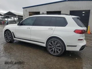 2020 BMW X7 M50i z VIN 5UXCX6C06L9C37391, wystawiony jako Copart lot #43506485 z przebiegiem 79 815 mil mil oraz Szkoda całkowita • Salvage title. Historia ofert i sprzedaży dostępna na DreamBid. Obrazek 2.
