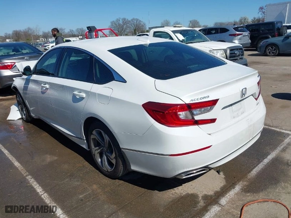 2020 Honda Accord Sedan EX-L with VIN 1HGCV2F59LA028490, listed as a IAAI auction lot 41777121 with 43,629 mi miles. Bid and sale history available at carsss.com. Image 3.