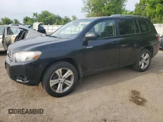 2009 Toyota Highlander Sport with VIN JTEES43A292144643, listed as a Copart auction lot 60850545 with 191,749 mi miles and Salvage title. Bid and sale history available at DreamBid. Image 1.