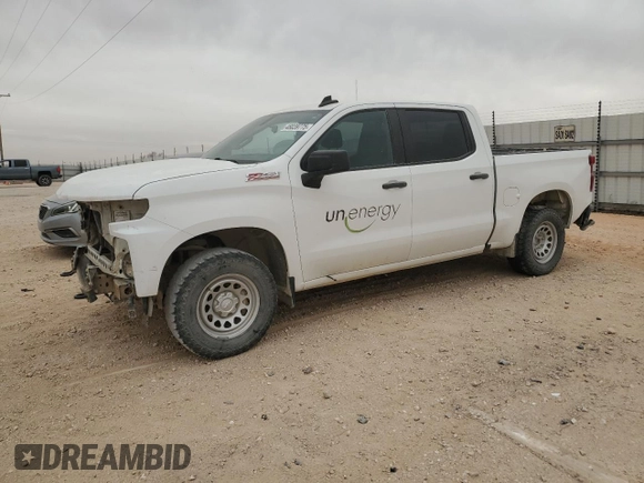 2020 Chevrolet Silverado 1500 Work Truck with VIN 3GCUYAEFXLG114195, listed as a Copart auction lot 46039775 with Not Provided miles and Salvage Title. Bid and sale history available at DreamBid. Image 1.