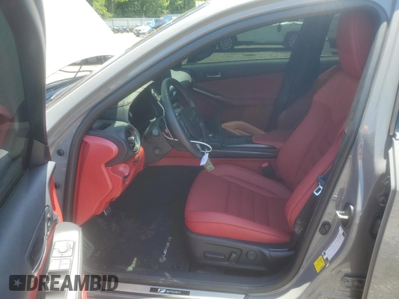 2024 Lexus IS 350 F Sport with VIN JTHGZ1B24R5080149, listed as a Copart auction lot 58098165 with 14,647 mi miles and Salvage title. Bid and sale history available at DreamBid. Image 7.