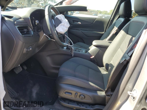 2024 Chevrolet Equinox RS with VIN 3GNAXMEG9RS122480, listed as a Copart auction lot 52601065 with 7,282 mi miles and Salvage Title. Bid and sale history available at DreamBid. Image 7.