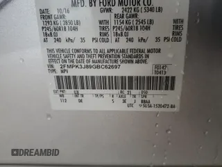 2016 Ford Edge SEL with VIN 2FMPK3J89GBC62697, listed as a Copart auction lot 47550305 with 141,321 mi miles and Salvage Title. Bid and sale history available at carsss.com. Image 14.