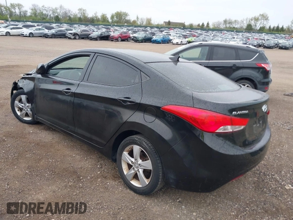 2013 Hyundai Elantra GLS z VIN 5NPDH4AE6DH372849, wystawiony jako IAAI lot #42161748 z przebiegiem 91 986 mil mil oraz . Historia ofert i sprzedaży dostępna na DreamBid. Obrazek 3.