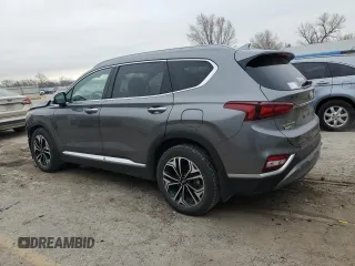 2019 Hyundai Santa Fe Ultimate with VIN 5NMS53AA1KH102042, listed as a Copart auction lot 85954374 with 23,077 mi miles and Salvage Title. Bid and sale history available at carsss.com. Image 2.