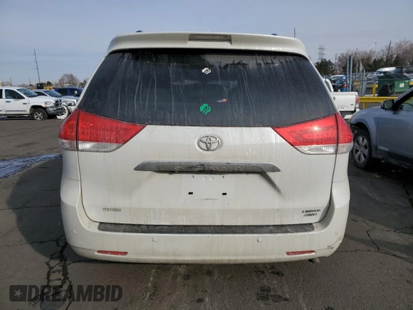 2012 Toyota Sienna XLE with VIN 5TDDK3DC2CS047193, listed as a Copart auction lot 46110715 with 152,047 mi miles and Salvage Title. Bid and sale history available at carsss.com. Image 6.